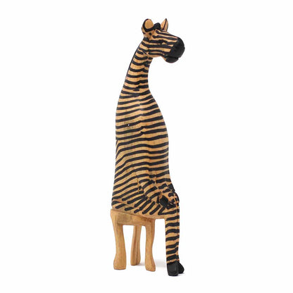 African Big Five Wooden Animal Set – Lion, Elephant, Rhino, Leopard, Zebra + Giraffe