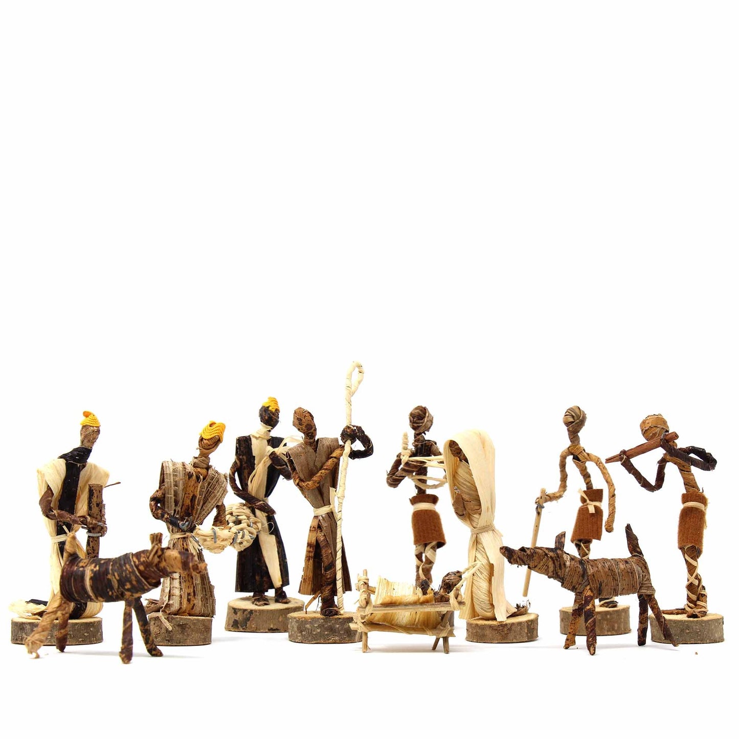 Banana Fiber Nativity Set
