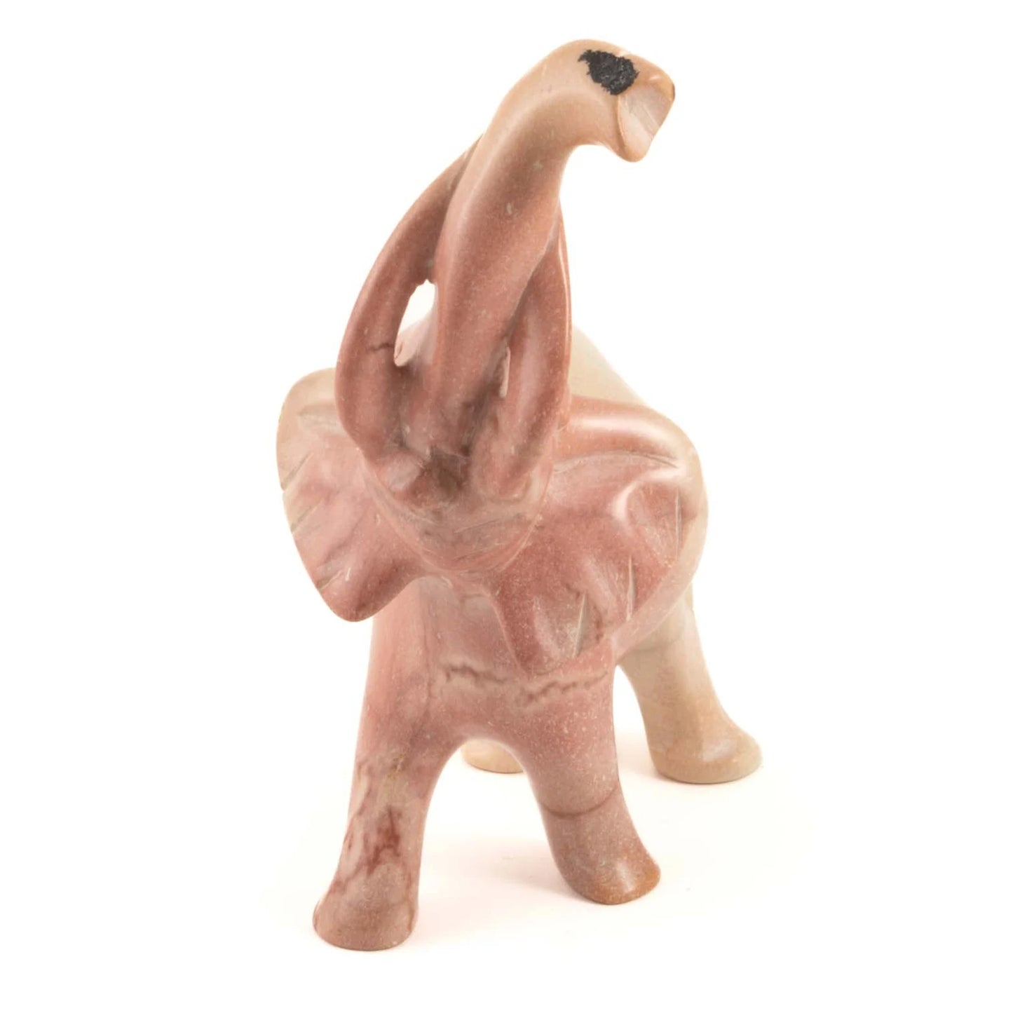 Soapstone Elephant Statue – Handcrafted Standing Sculpture for Home Decor